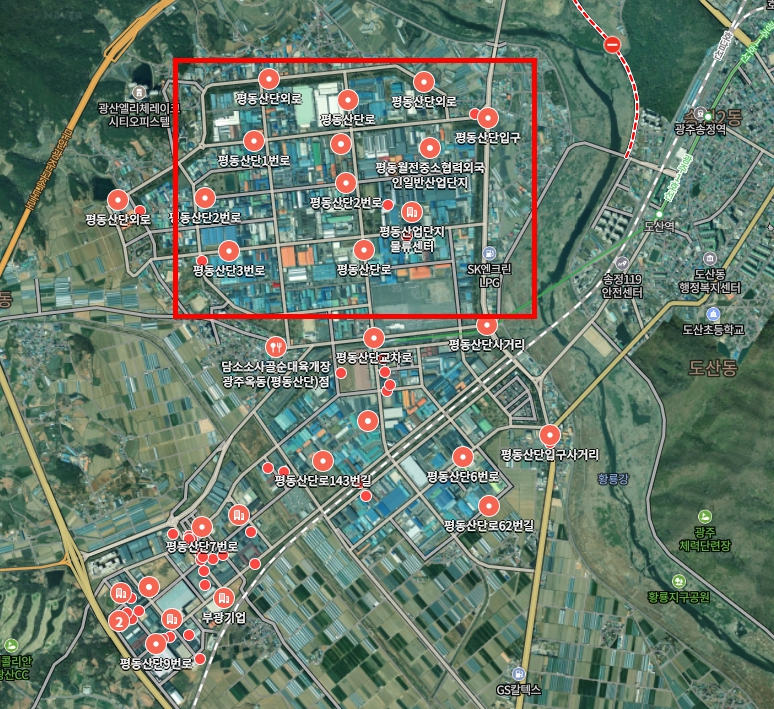 평동산단1번로 공장•물류•창고 임대 5000 / 265