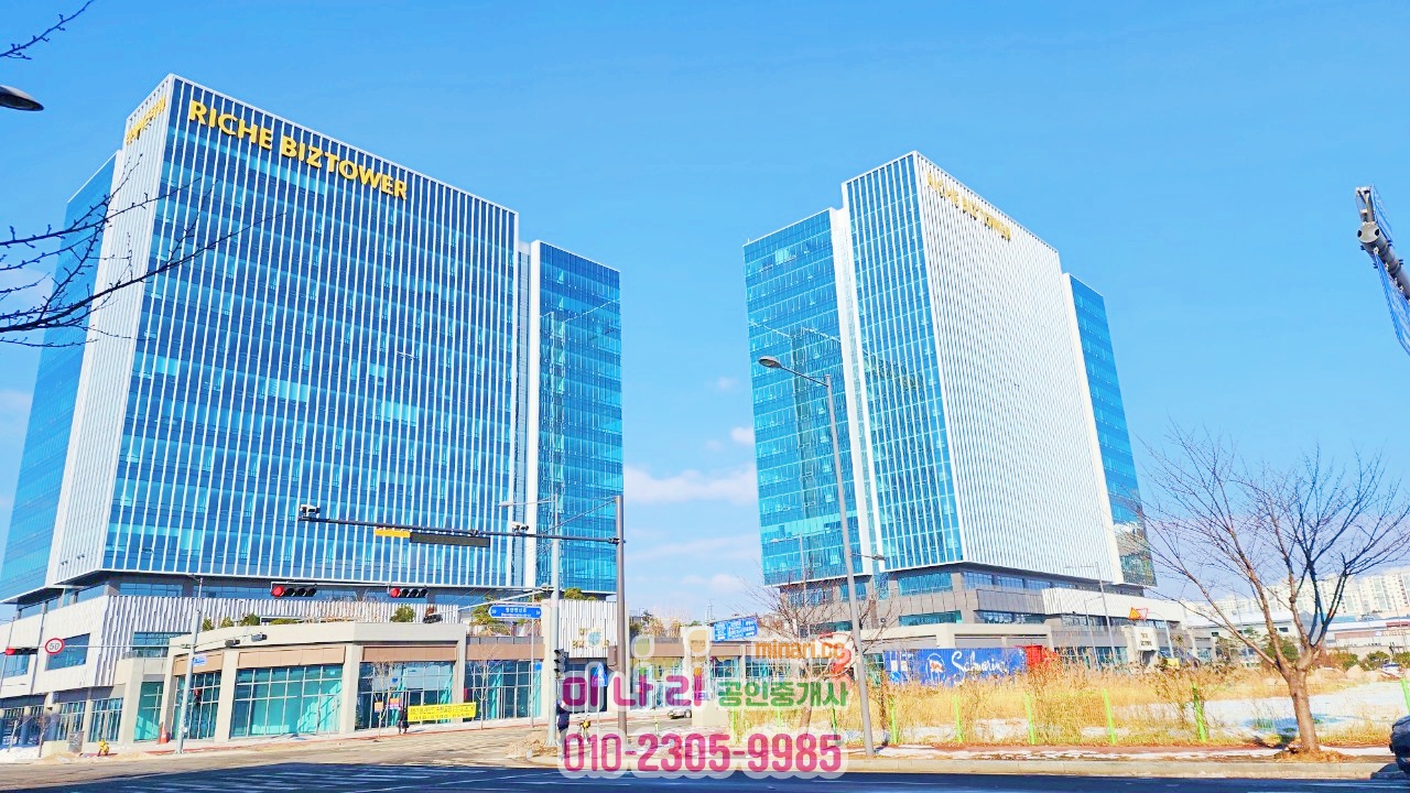 ✅첨단리채비즈타워지식산업센터 사무실 전용 15평 500 /55